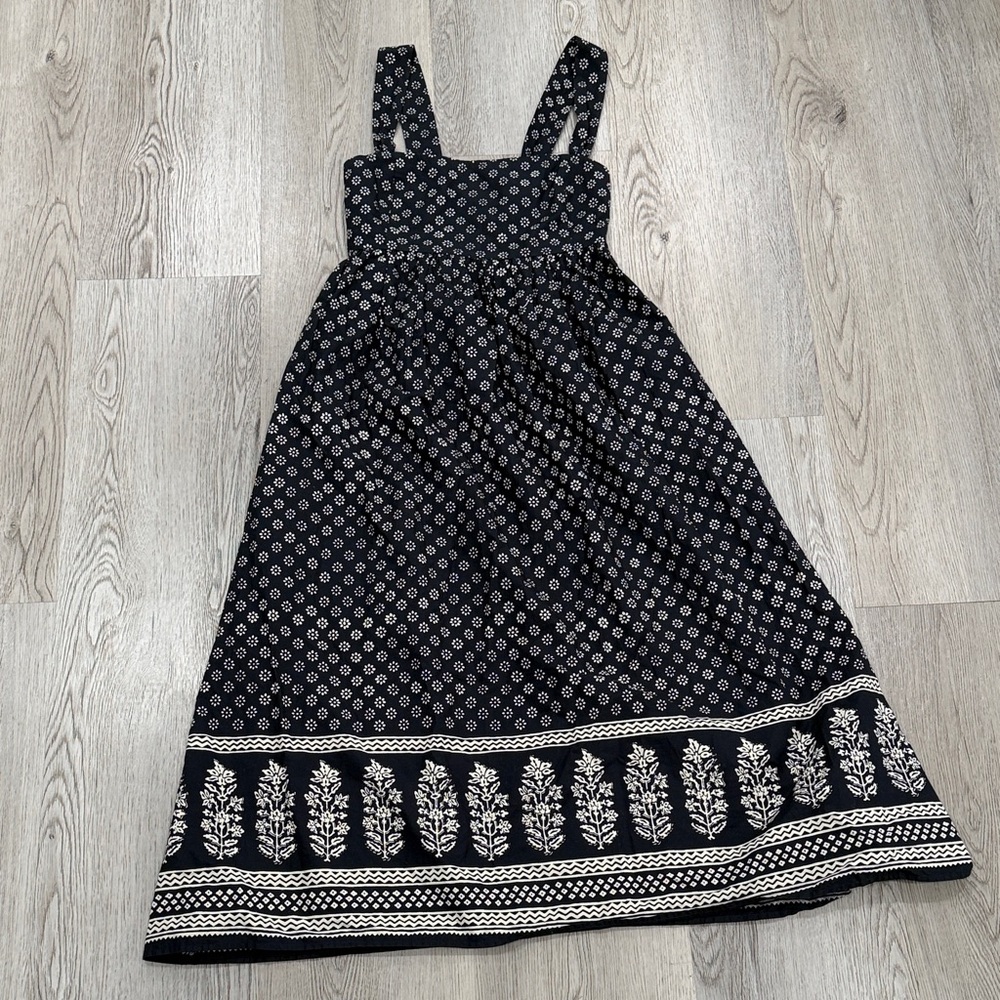 J crew Black and White Patterned Dress